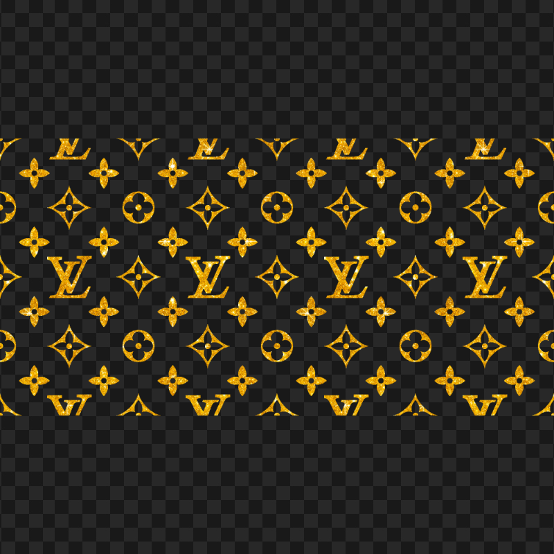 Louis Vuitton Lv Gold Glitter Pattern Seamless FREE PNG