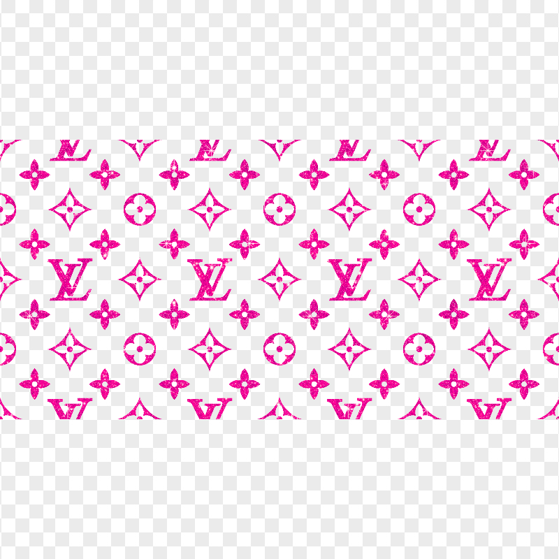 Louis Vuitton Lv Pink Glitter Pattern Seamless HD PNG