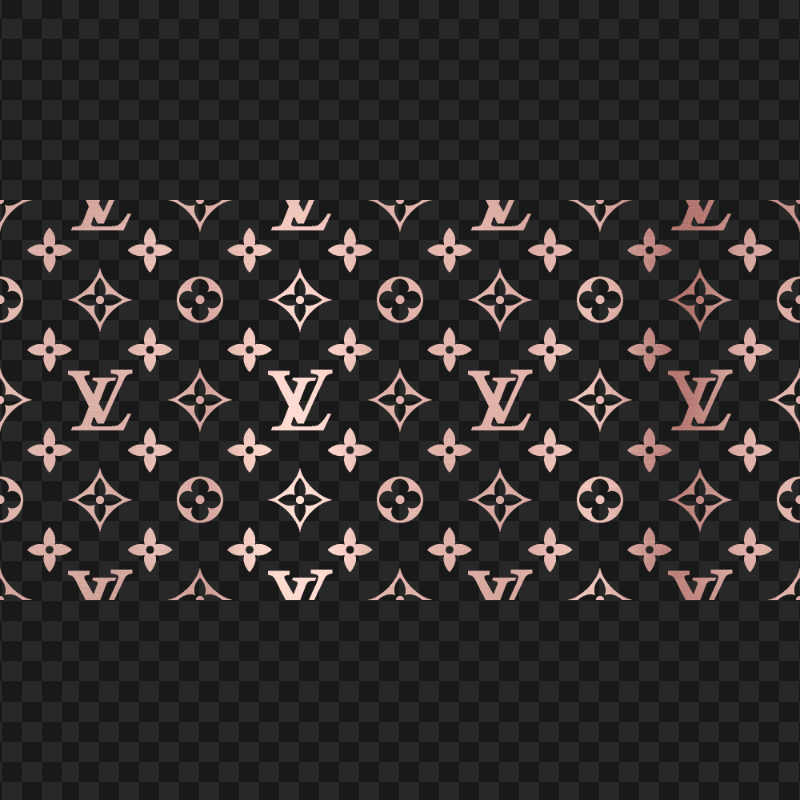 Louis Vuitton Lv Rose Gold Pattern Seamless FREE PNG
