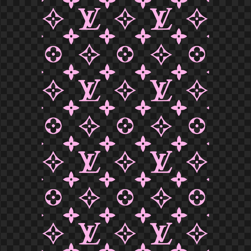 Lv Louis Vuitton Pink Pattern PNG