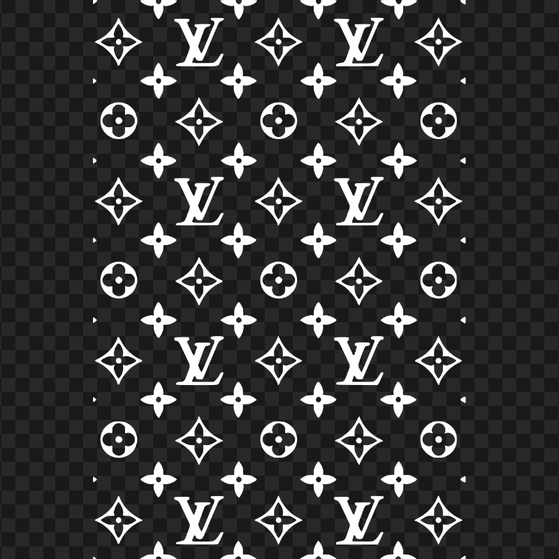 Lv Louis Vuitton White Pattern PNG