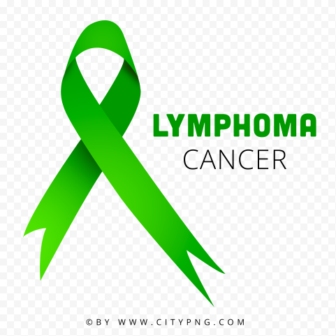 Lymphoma Cancer Lime Ribbon Logo Sign Transparent PNG