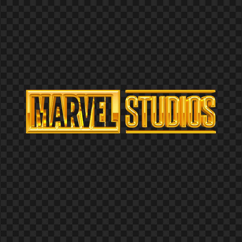 Marvel Studios Gold Logo PNG