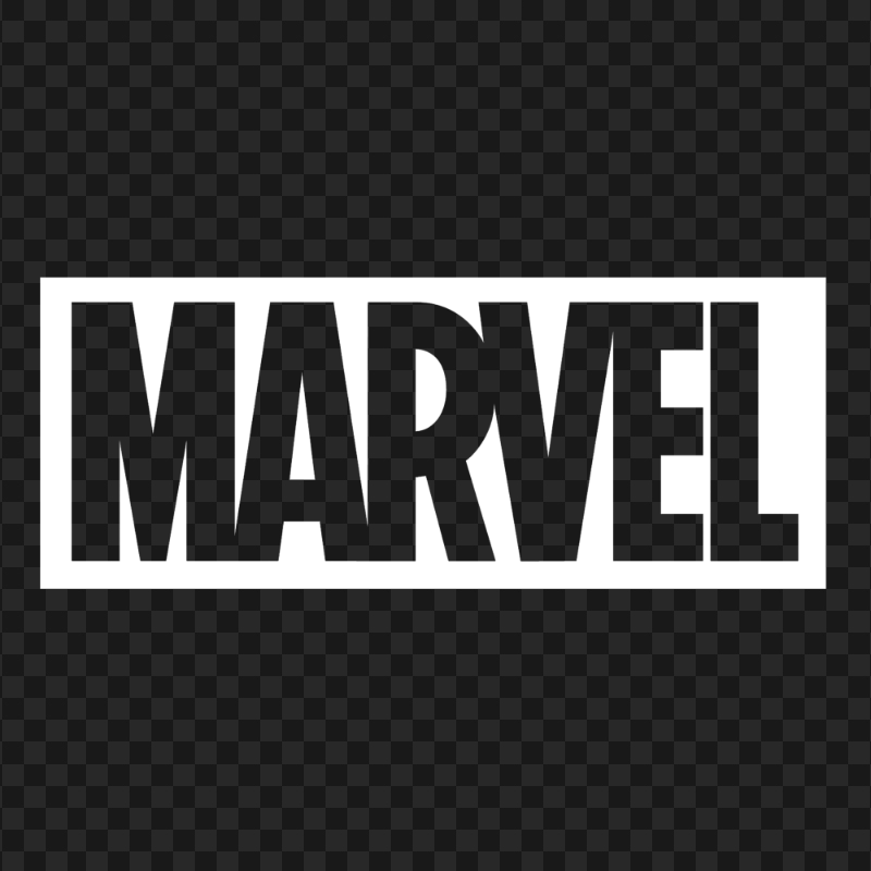 Marvel White Logo HD PNG