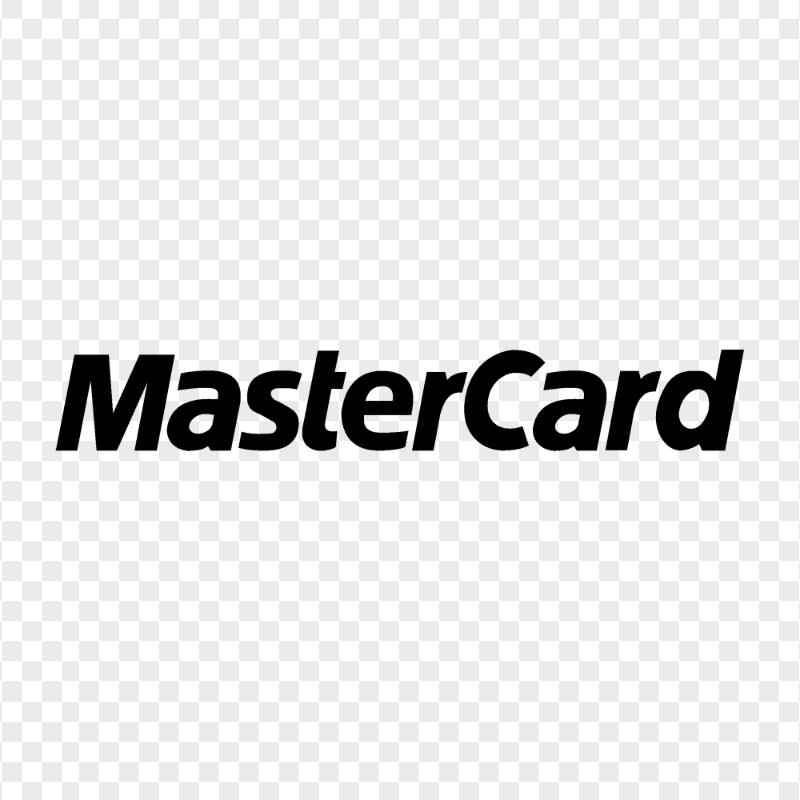 MasterCard Typography Text Black Logo PNG IMG