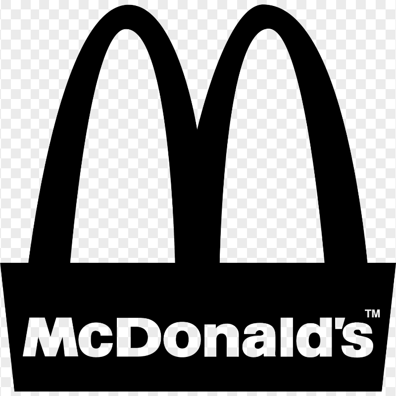 McDonalds M Symbol Black Logo High Resolution