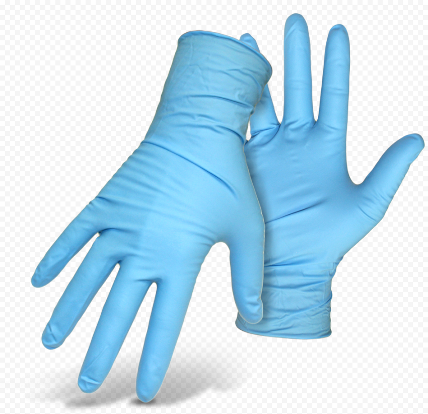 Medical Pair Of Gloves Surgical Blue Citypng