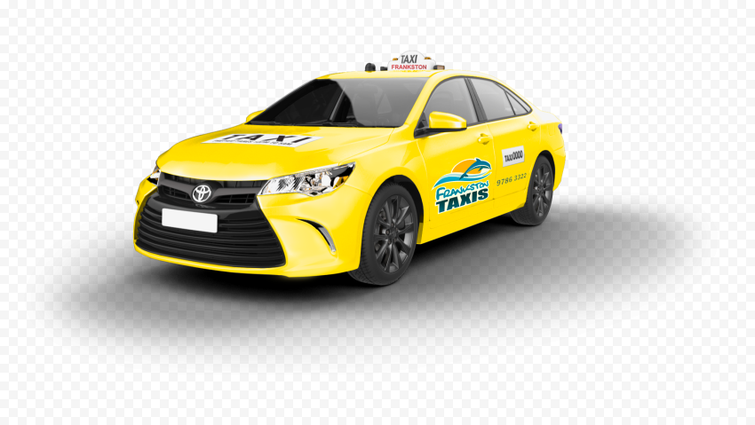 Melbourne Taxi Cab Transparent Background