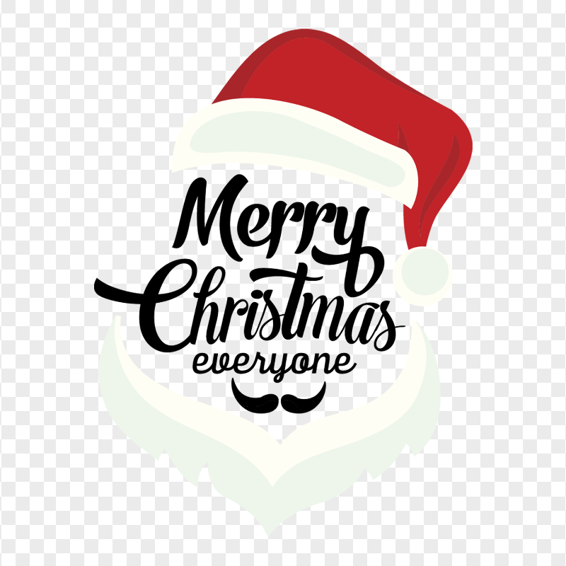 Merry Christmas Everyone Vector  Wish  Illustration