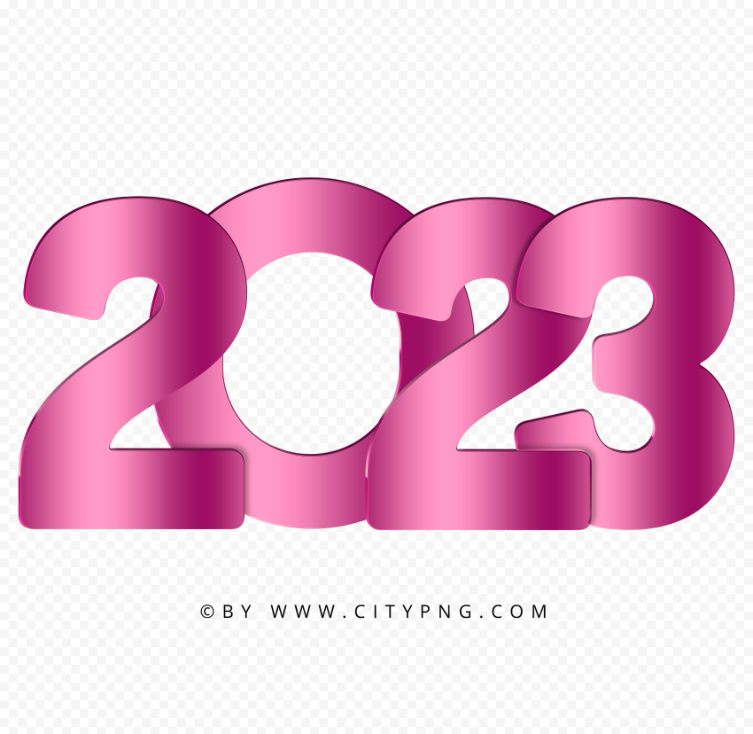 Metallic Pink 2023 Design HD Transparent Background