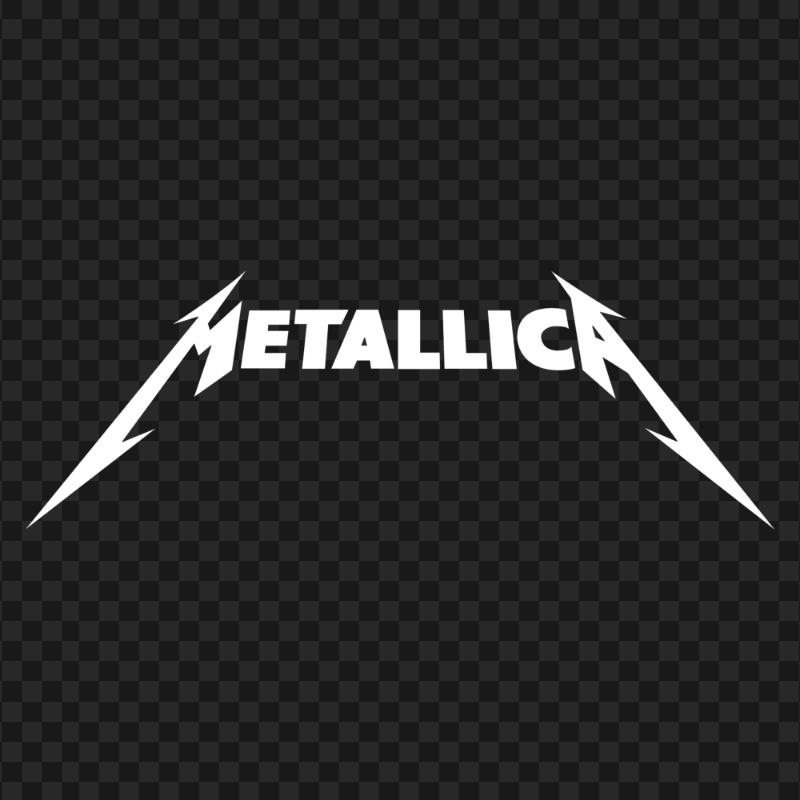 Metallica White Logo Transparent PNG