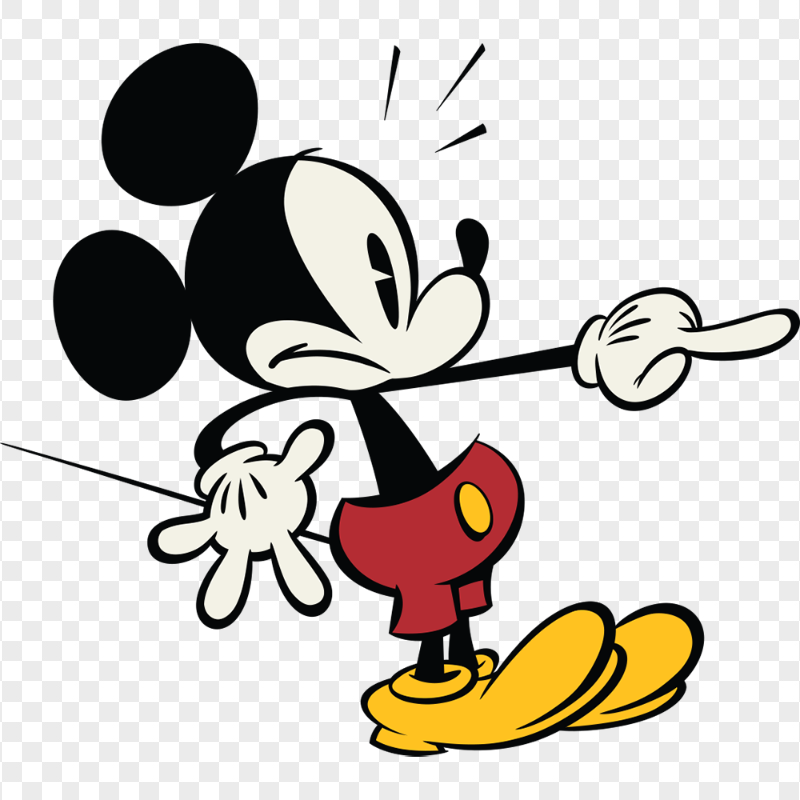Mickey Mouse Clipart Cartoon Classic Character PNG