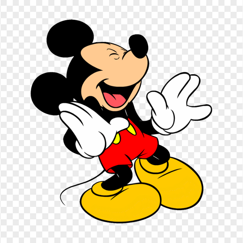 Mickey Mouse Laughing PNG