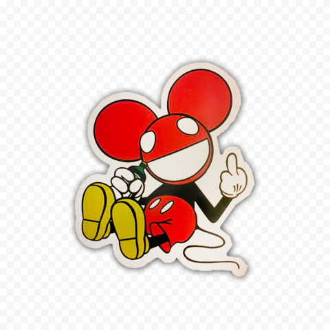 Mickey Mouse Middle Finger Clipart Stickers
