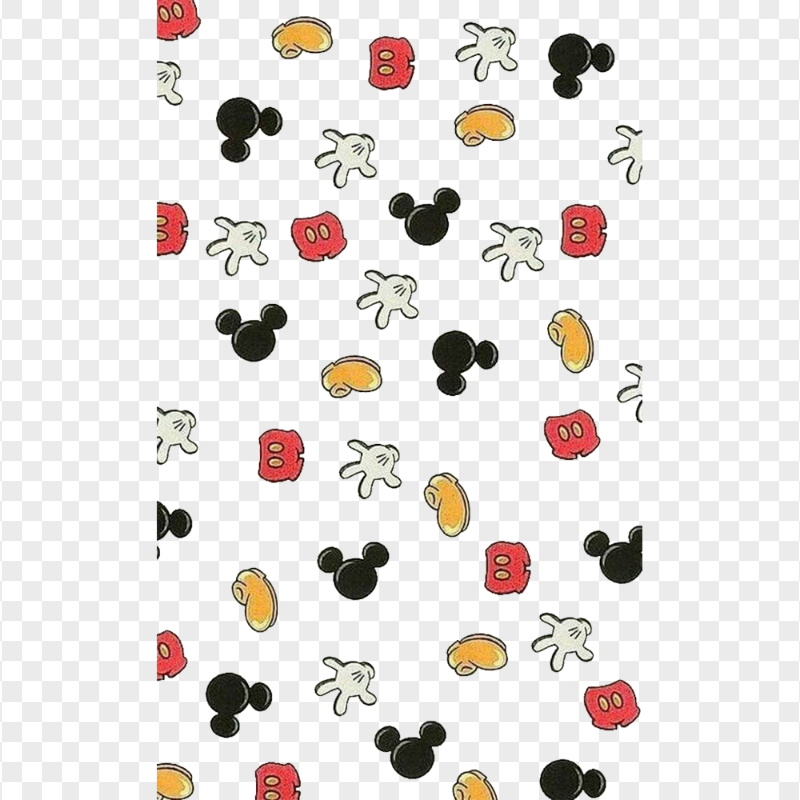 Mickey Mouse Pattern Image PNG
