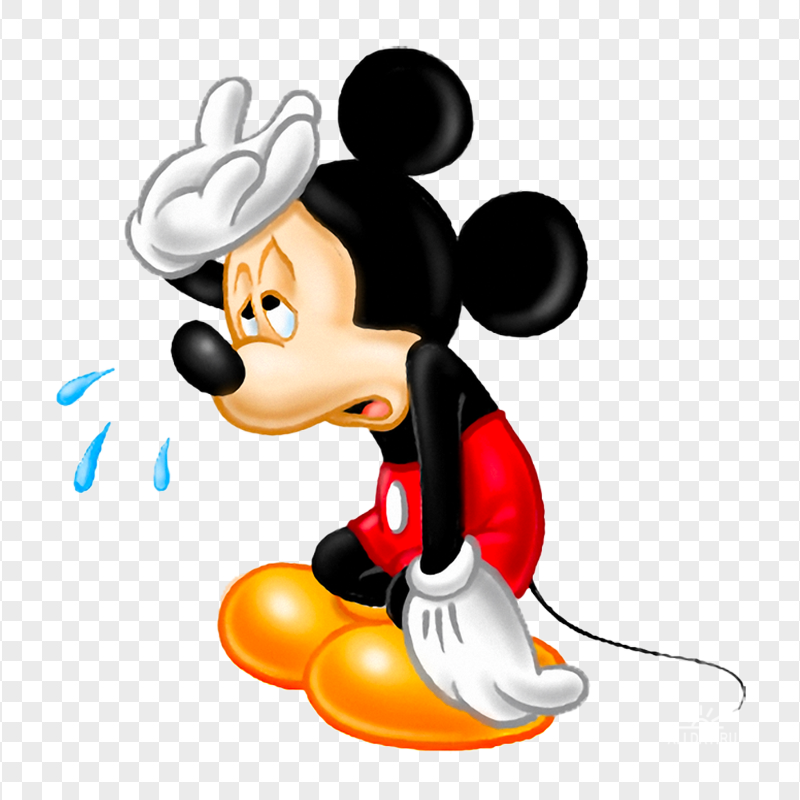 Mickey Mouse Sick Character PNG