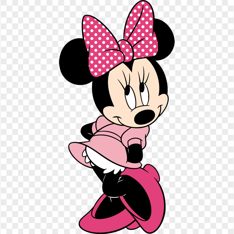 Minnie Mouse Cartoon Cute Character PNG