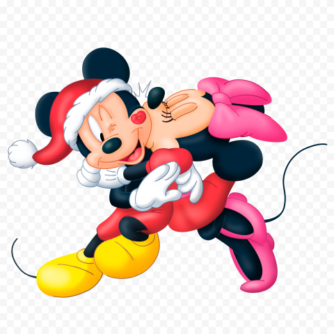 Minnie Mouse Mickey Mouse Love Kissing PNG