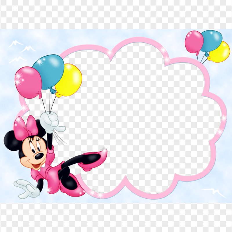 Minnie Mouse Photo Frame PNG