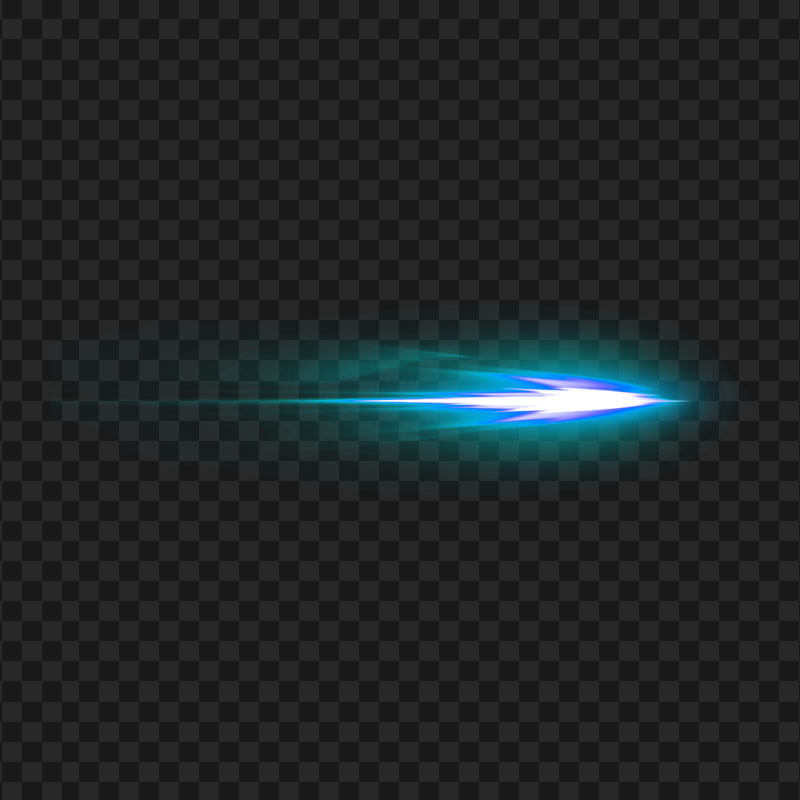 Muzzle Flash Blue Shot Effect PNG