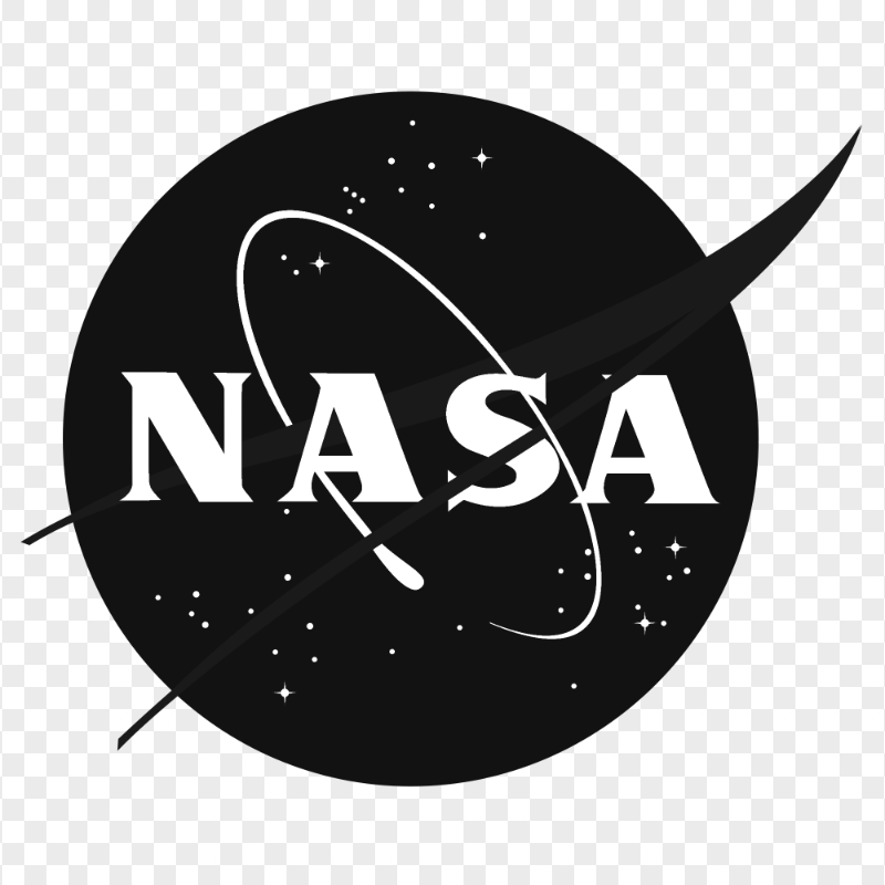 Nasa Black & White Logo
