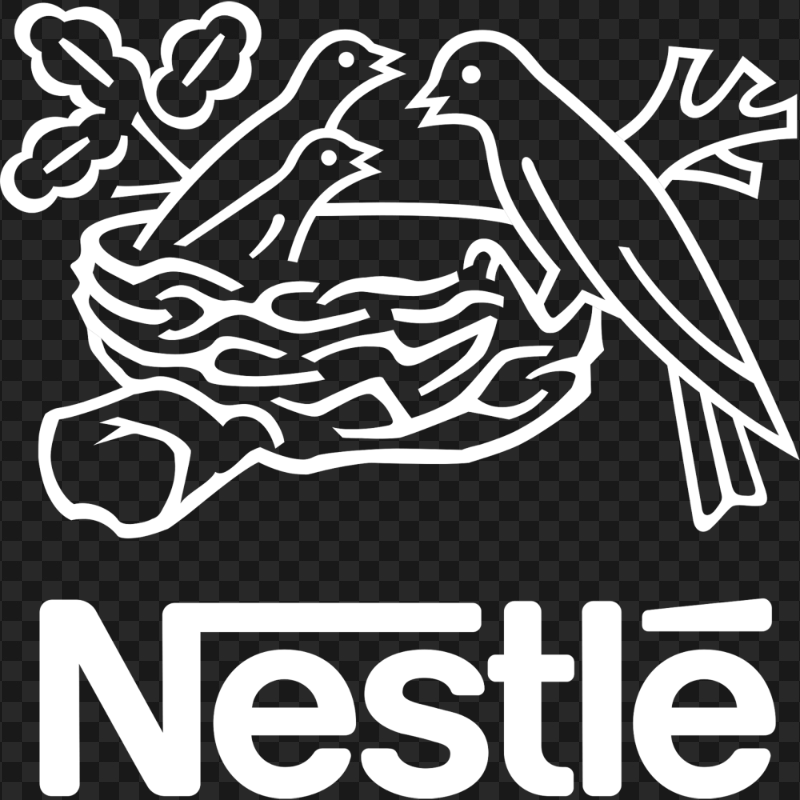 Nestle White Logo HD PNG
