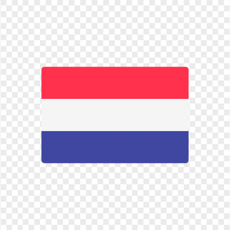 Netherlands Flat Flag Icon PNG