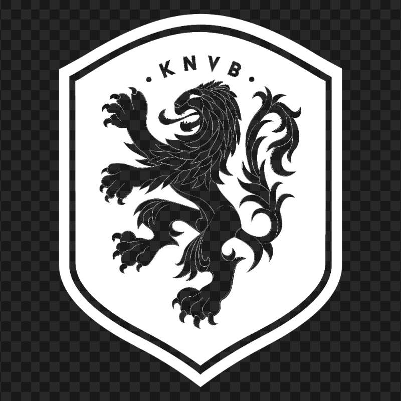 Netherlands National Football Team White Logo HD PNG