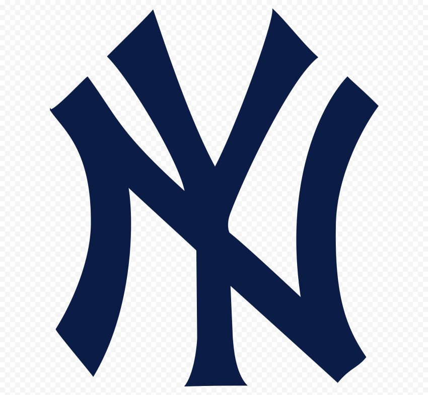 New York Yankees Blue Logo Sign Symbol HD PNG