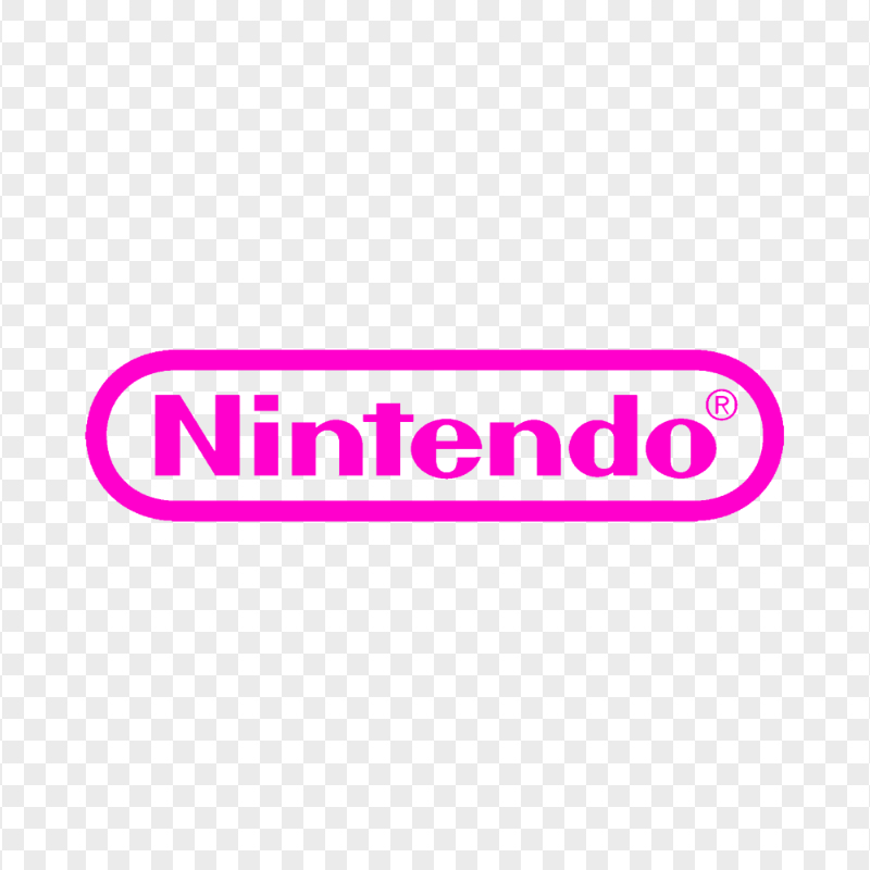 Nintendo Pink Logo Transparent Background