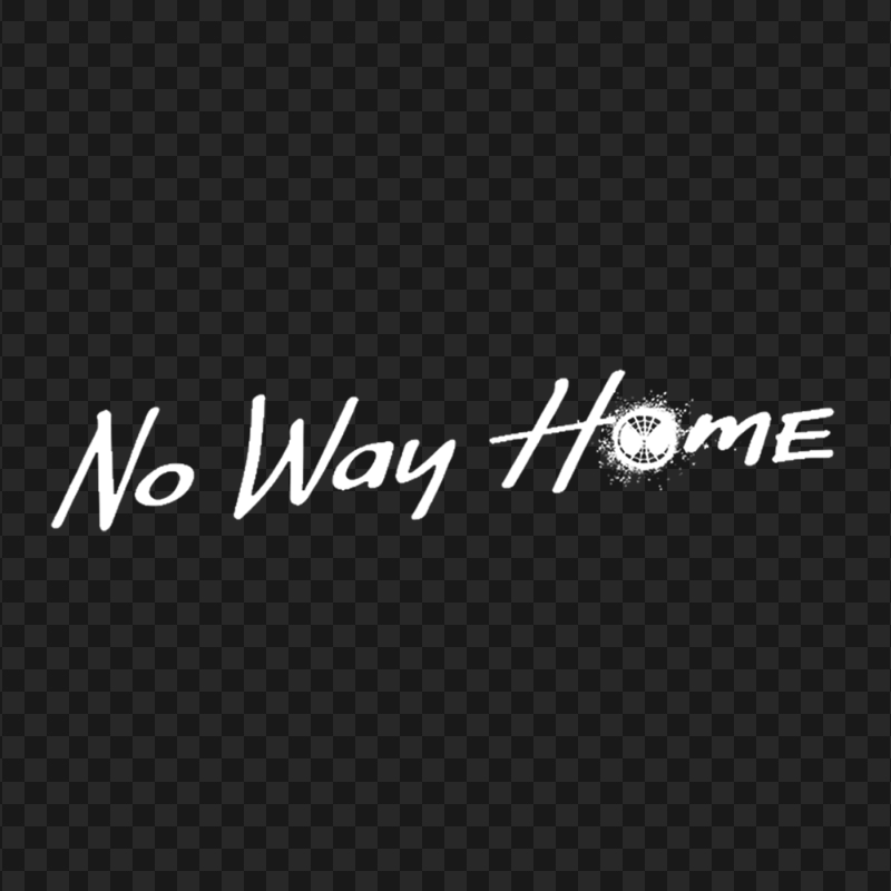 No Way Home Spider Man White Logo