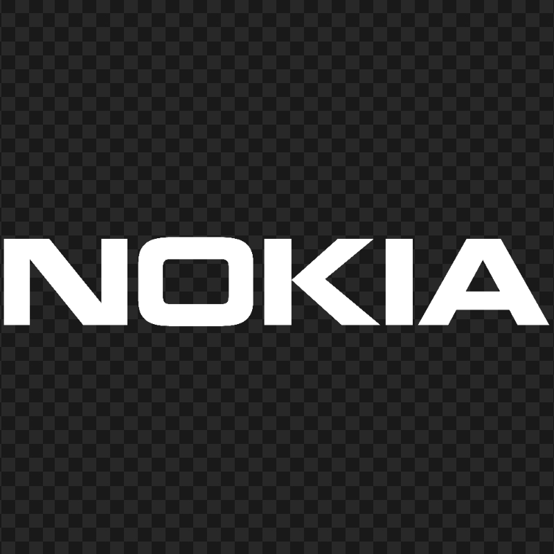 Nokia White Logo Transparent Background