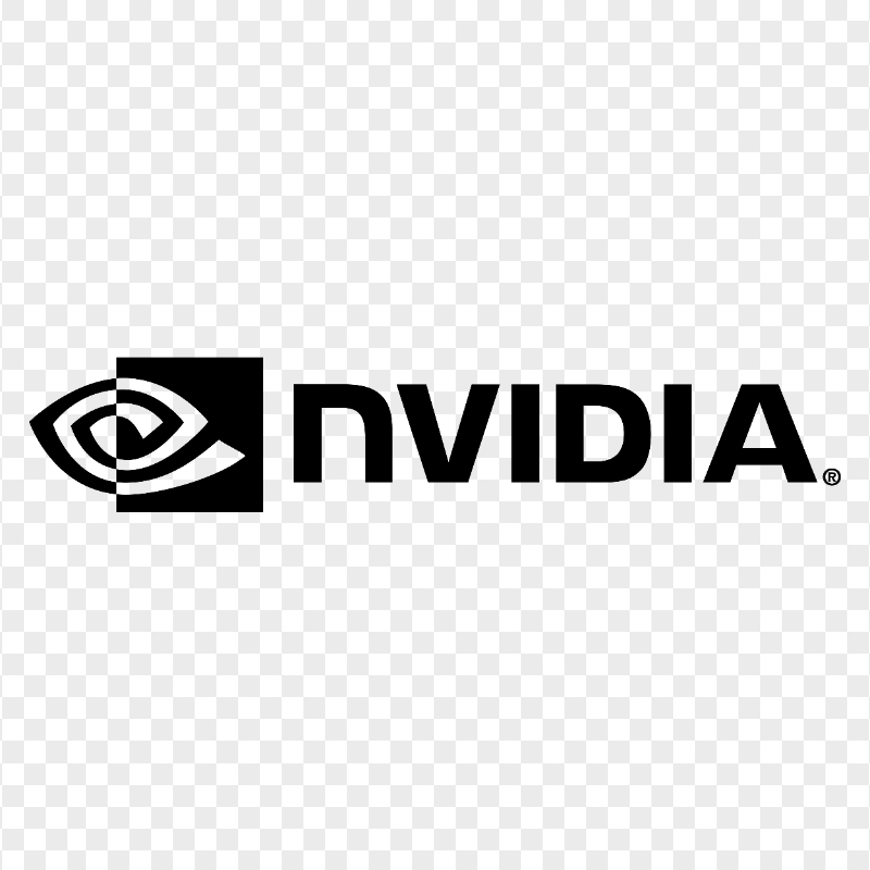 Nvidia Black Logo HD PNG