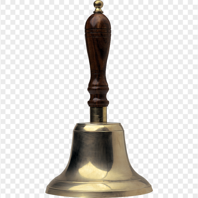 Old Vintage Handbell Transparent Background