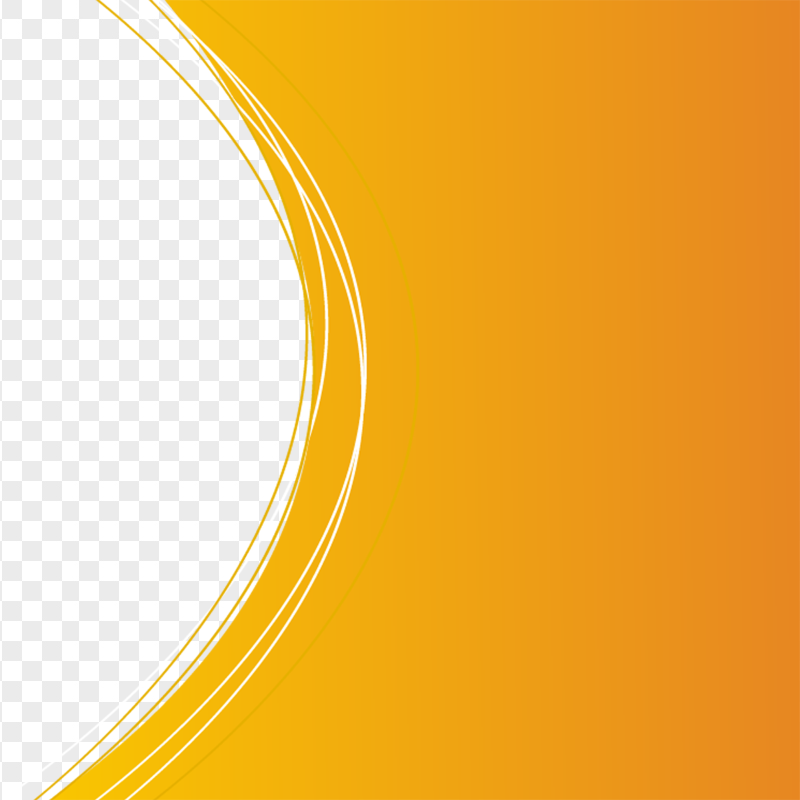 Orange Abstract Brochure Cover Design HD PNG