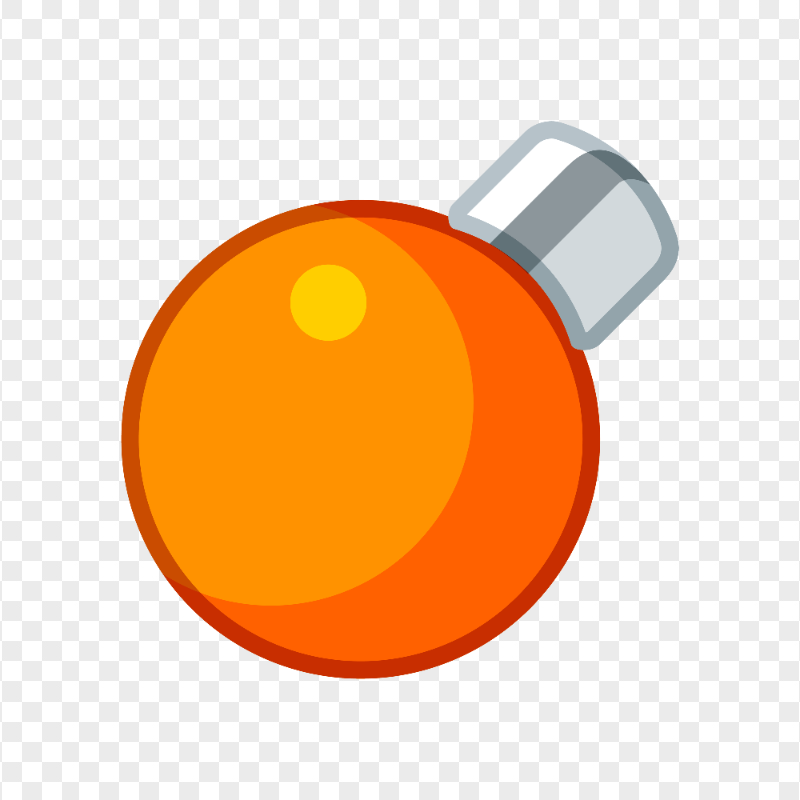 Orange Cartoon Christmas Ornament Ball Bauble PNG