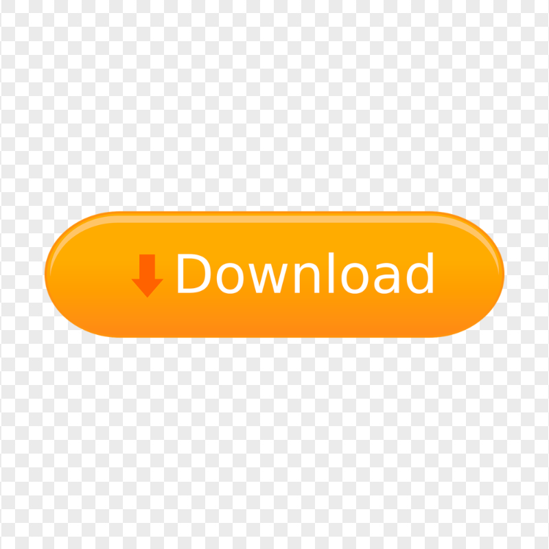 Orange Download Web Button Icon HD PNG