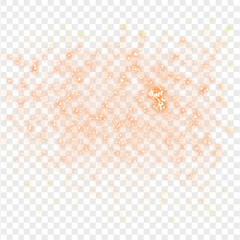 Orange Glitter Sparkle Twinkle Thumbnail Effect