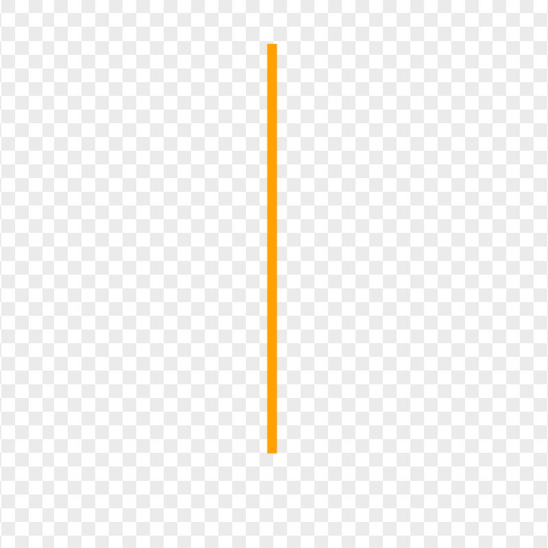 Orange Vertical Line Transparent PNG