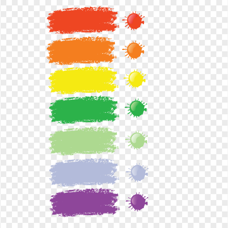 Paint Brush Painting Colors Palette HD PNG