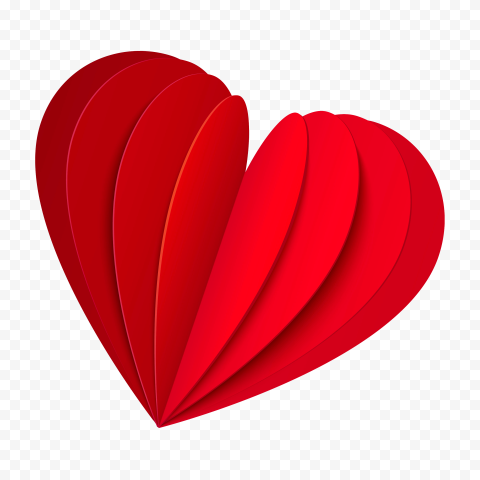 Paper Heart Valentine's Day Love Transparent PNG