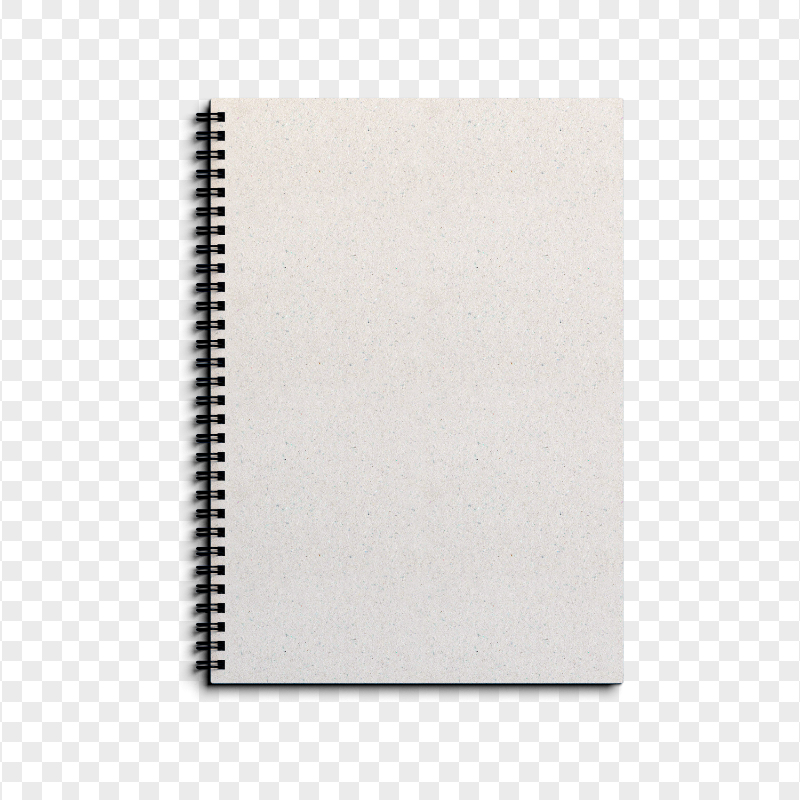 Paper White Notebook Spiral Transparent PNG