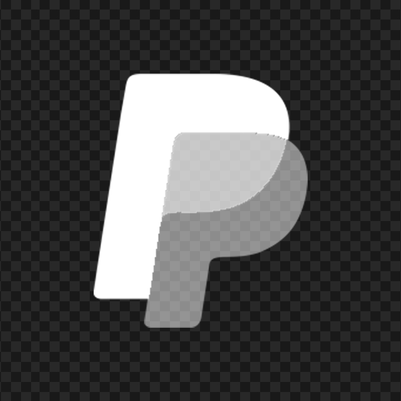 PayPal White P Symbol Icon Logo PNG