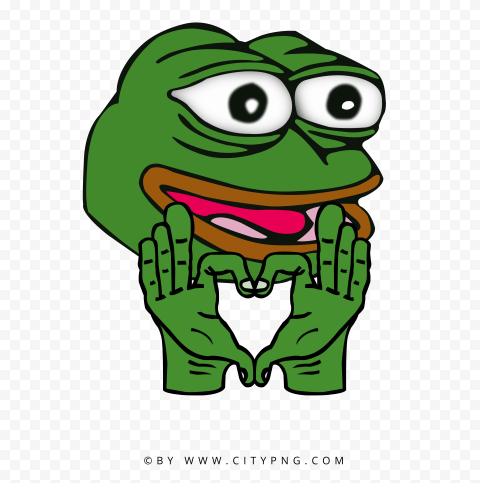 Pepe The Frog Love Valentine's Day Image PNG