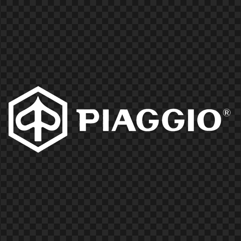 Piaggio White Logo HD PNG