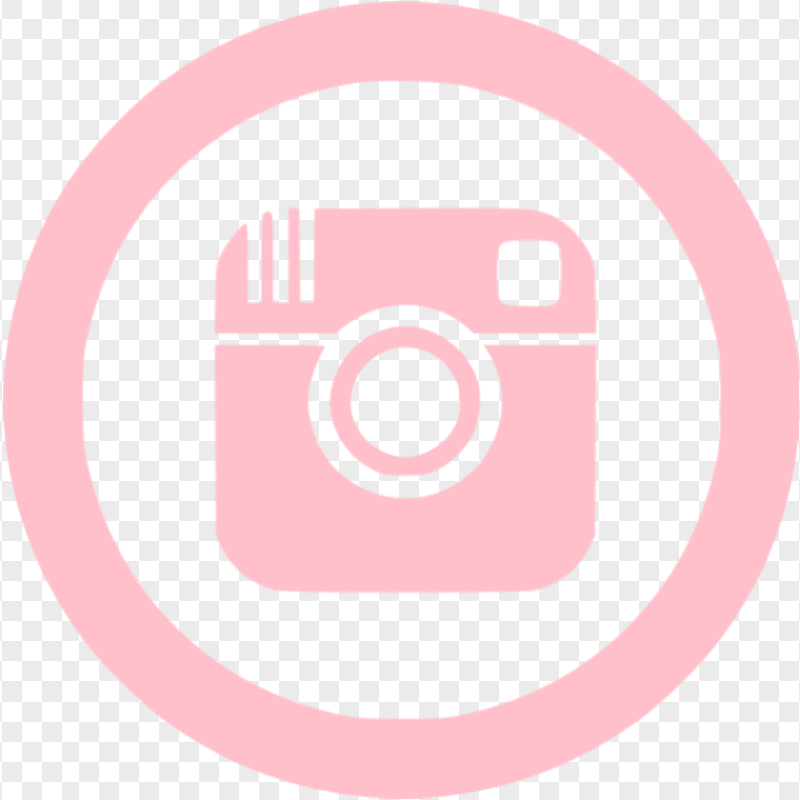 Pink Circle Contains Old Instagram Logo Camera