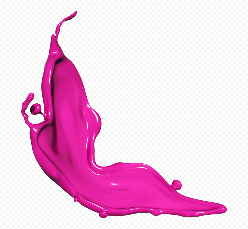 Pink Color Sauce Paint Liquid Splash Image PNG