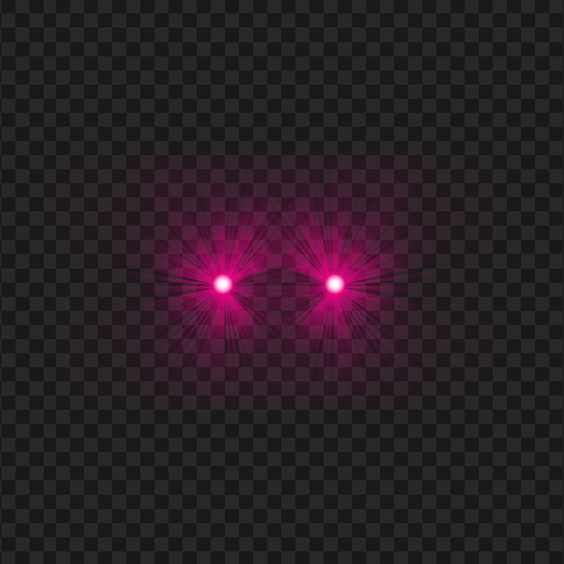 Pink Eyes Laser Lens Flare Effect PNG