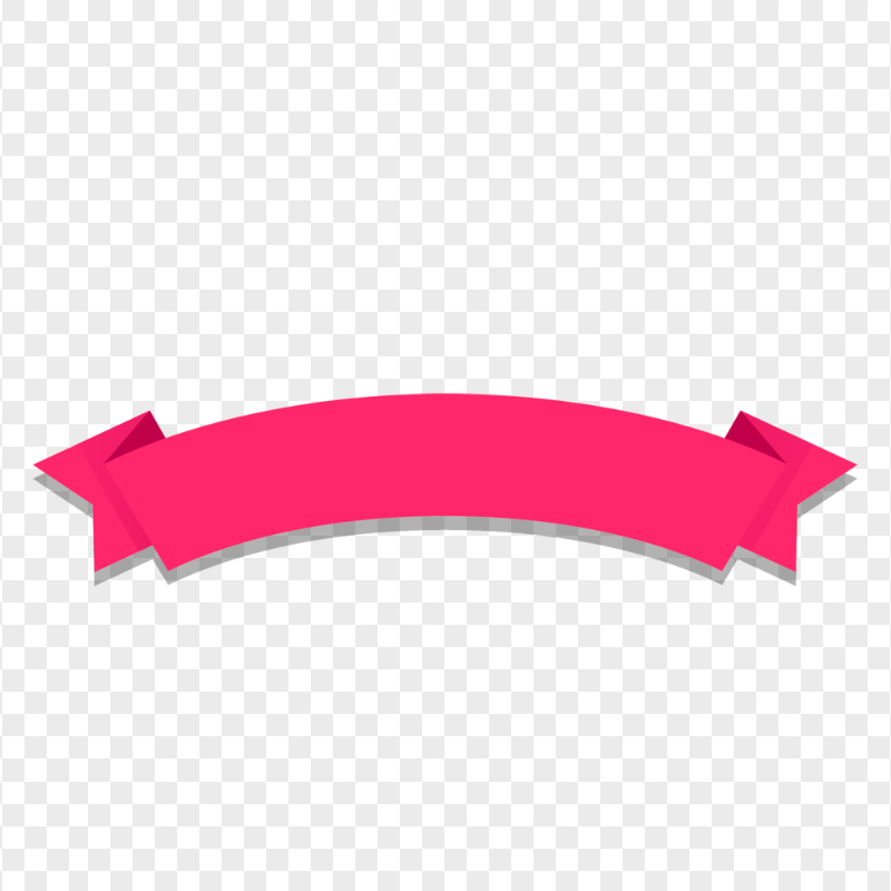 Pink Graphic Ribbon Banner Transparent Background