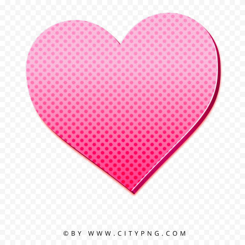 Pink Heart Illustration Valentine's Love Sign HD PNG